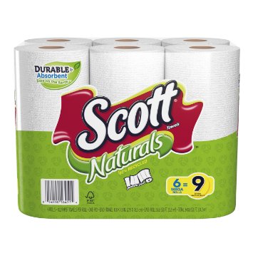 Scott Naturals Paper Towel Rolls 6ct Printable Coupon