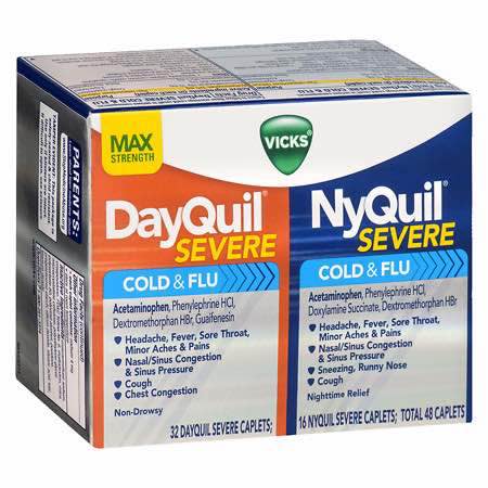 DayQuil and NyQuil Severe Combo Pack Printable Coupon