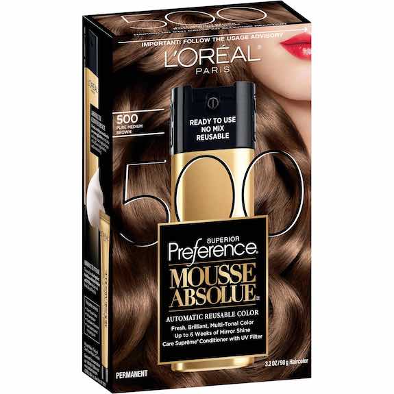 L'Oreal Paris Preference Mousse Absolue Hair Color Product Printable Coupon