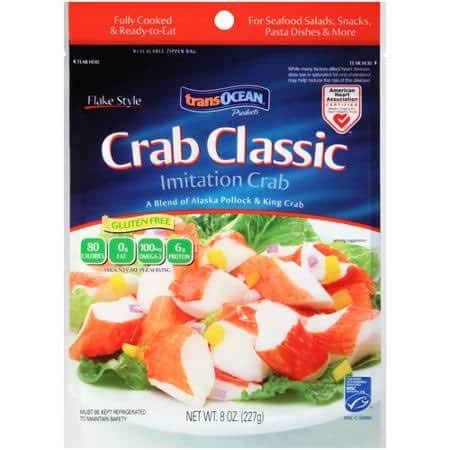 TransOcean Products Crab Classic Imitation Crab 8oz Printable Coupon