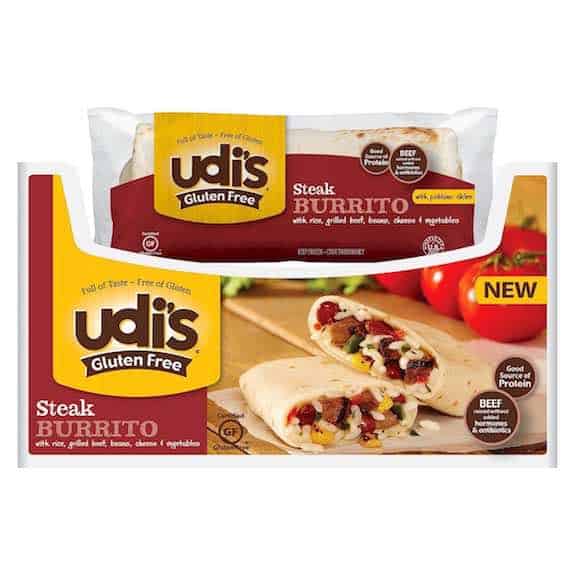 Udi’s Steak, Rice, and Bean Burrito Printable Coupon