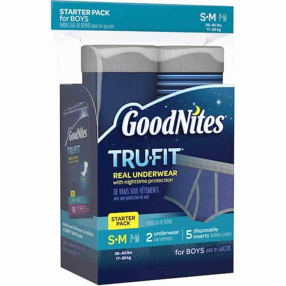 Goodnites Tru-Fit Starter Pack Printable Coupon