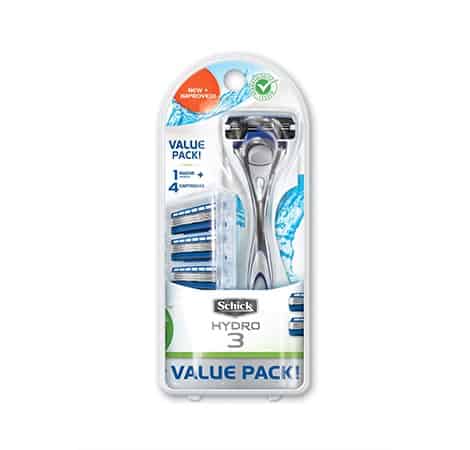 Schick Hydro 3 Value Pack Printable Coupon