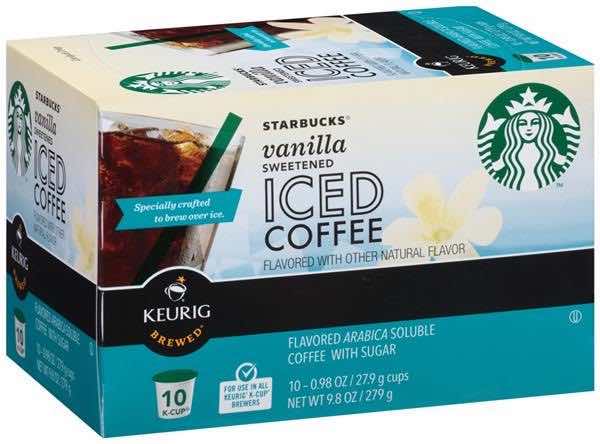 Starbucks Sweetened Iced Coffee K-Cups 10ct Printable Coupon