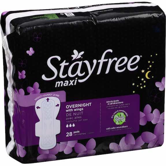 Stayfree Products Printable Coupon