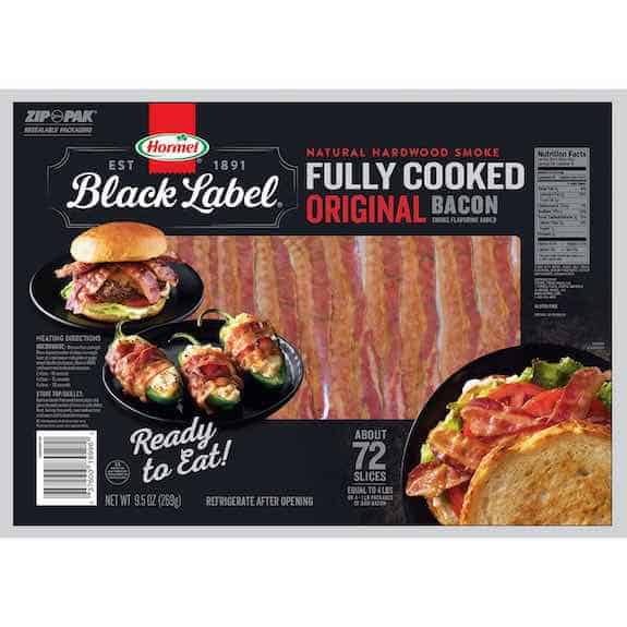 Hormel Black Label Fully Cooked Bacon Products Printable Coupon