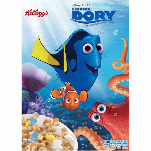 Kellogg's Disney-Pixar Finding Dory Cereal Printable Coupon