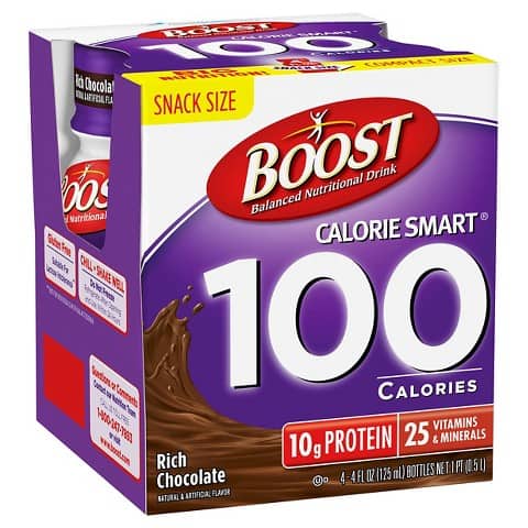 Boost 100 Calorie Nutritional Drink 4pk Printable Coupon