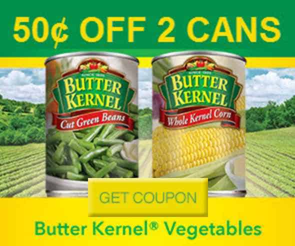 Butter Kernel Vegetables Printable Coupon
