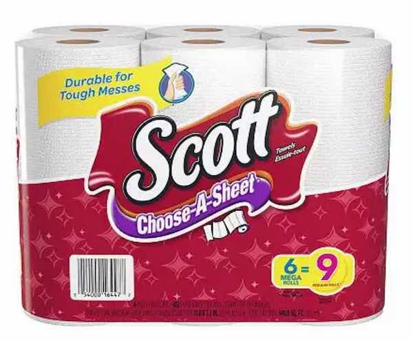 Scott Paper Towels 6ct Printable Coupon