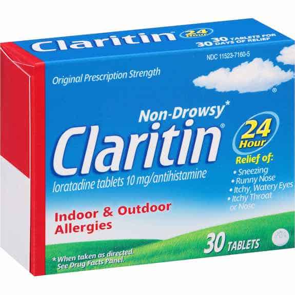 Non-Drowsy Claritin Allergy Product 30ct Printable Coupon