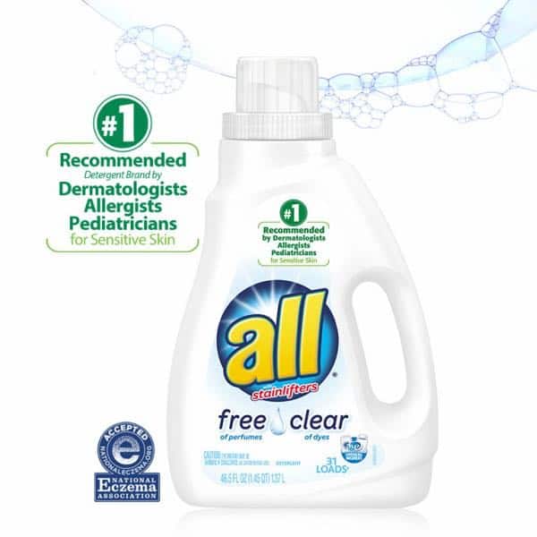 All Free Clear Laundry Detergent Products Printable Coupon
