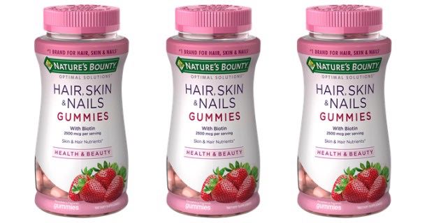 Nature’s Bounty Hair Skin & Nails or Women’s Health Gummies Printable Coupon
