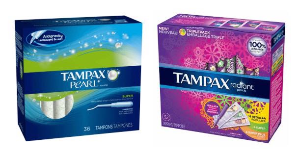 Tampax Pearl & Radiant Tampons Image