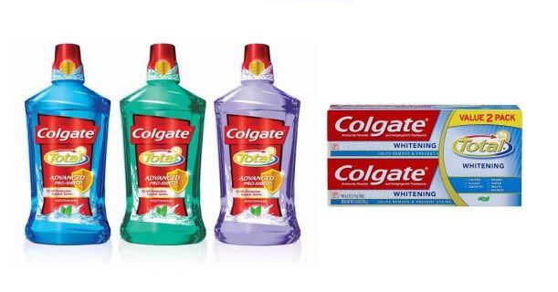 Colgate Twin Pack Toothpaste & Mouthwash Image