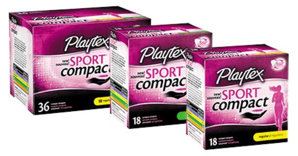 Playtex Sport Compact Tampons Printable Coupon