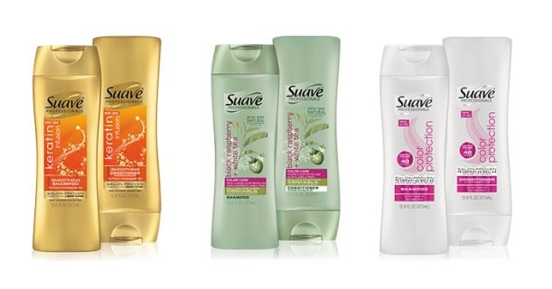 Suave Professionals Gold, Green, & Silve Hair Products Image