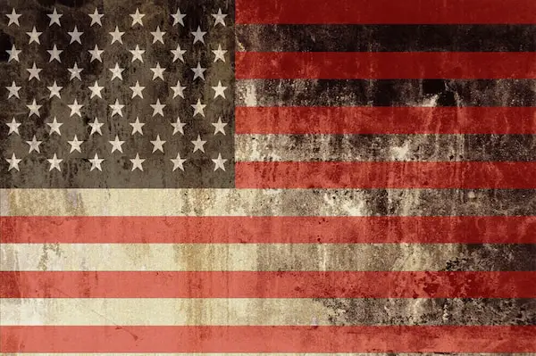 American Flag - United States of America Flag Illustration.