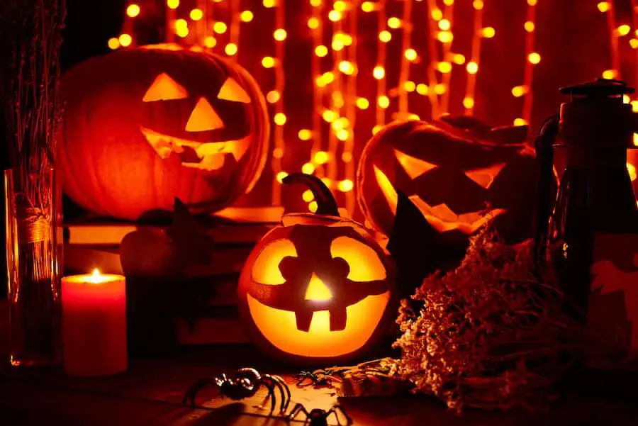 Halloween Pumpkins and costumes