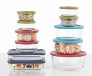 2 Sets Of 22-pc Pyrex Food Storage Only .98 + FREE Shipping!