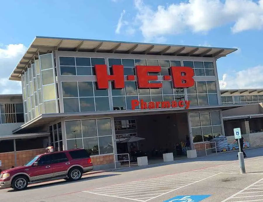 HEB coupon policy Store Front picture