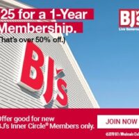 HOT! 55% Off Your BJ’s Inner Circle Club Membership!