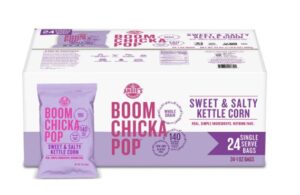 BOOMCHICKAPOP Sweet & Salty Kettle Corn 24-Pack Only .33 Shipped at Amazon!