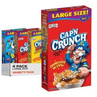 Cap’n Crunch Original Cereal 14oz Boxes 4-Pack Only $11.89 Shipped at Amazon!
