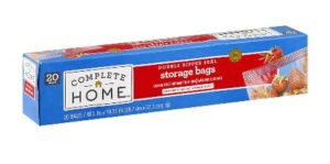 Complete Home Resealable Storage Bags Only alt=