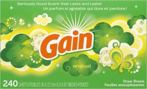 Gain Original Scent Dryer Sheets 240-Count Only .12 Shipped at Amazon!