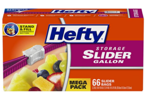 Hefty Slider Storage Bags Gallon Size 66 CT Only .89 Shipped at Amazon!
