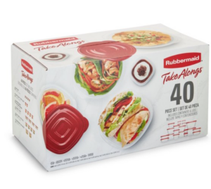 Rubbermaid TakeAlongs Food Storage 40-Piece Containers Only .96 at Walmart!