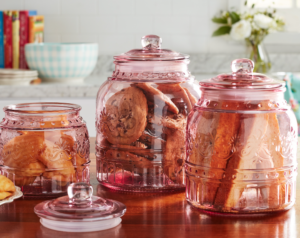 Pioneer Woman Cassie Glass Canister 3 Piece Set On Sale, Only .96 at Walmart!