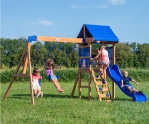 Save 0 Off! Backyard Wooden Cedar Swing Set Only 9 Shipped at Walmart!