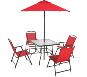 Outdoor Patio 6-Piece Dining Set Only  Shipped at Walmart!