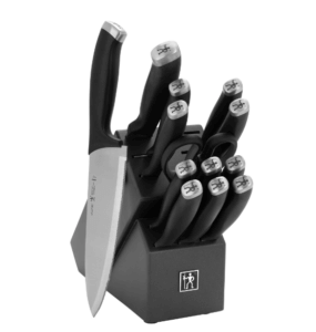 Henckels Silvercap 14-Piece Stainless Steel Knife Block Set Only  at Walmart!