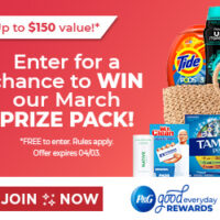 Win Free P&G Product And Earn Big Rewards with P&G Good Everyday!
