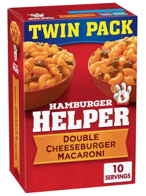 Cheesy Comfort: Save 19% on Hamburger Helper Double Cheeseburger ...