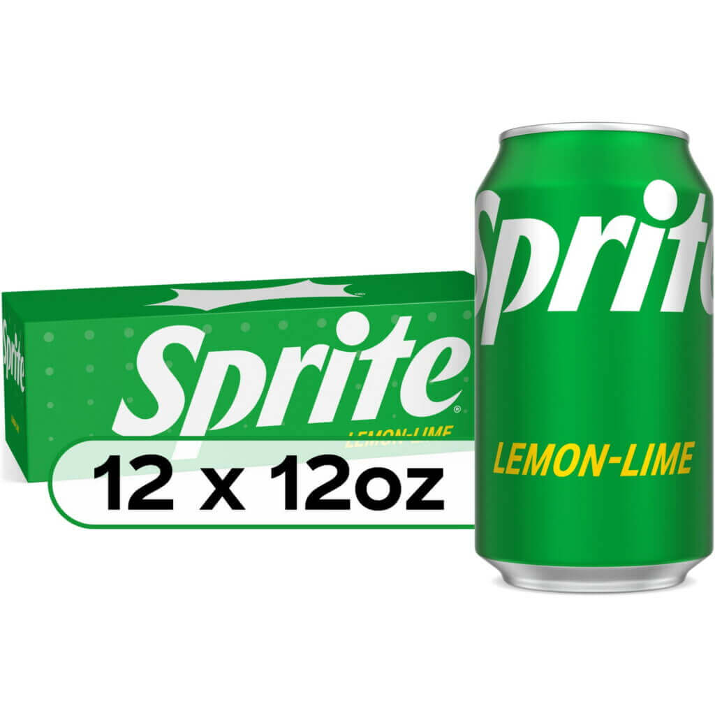 Sprite Lemon Lime Soda Pop, 12 fl oz, 12 Pack Cans
